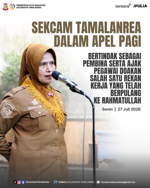 Sekcam Tamalanrea dalam Apel Pagi