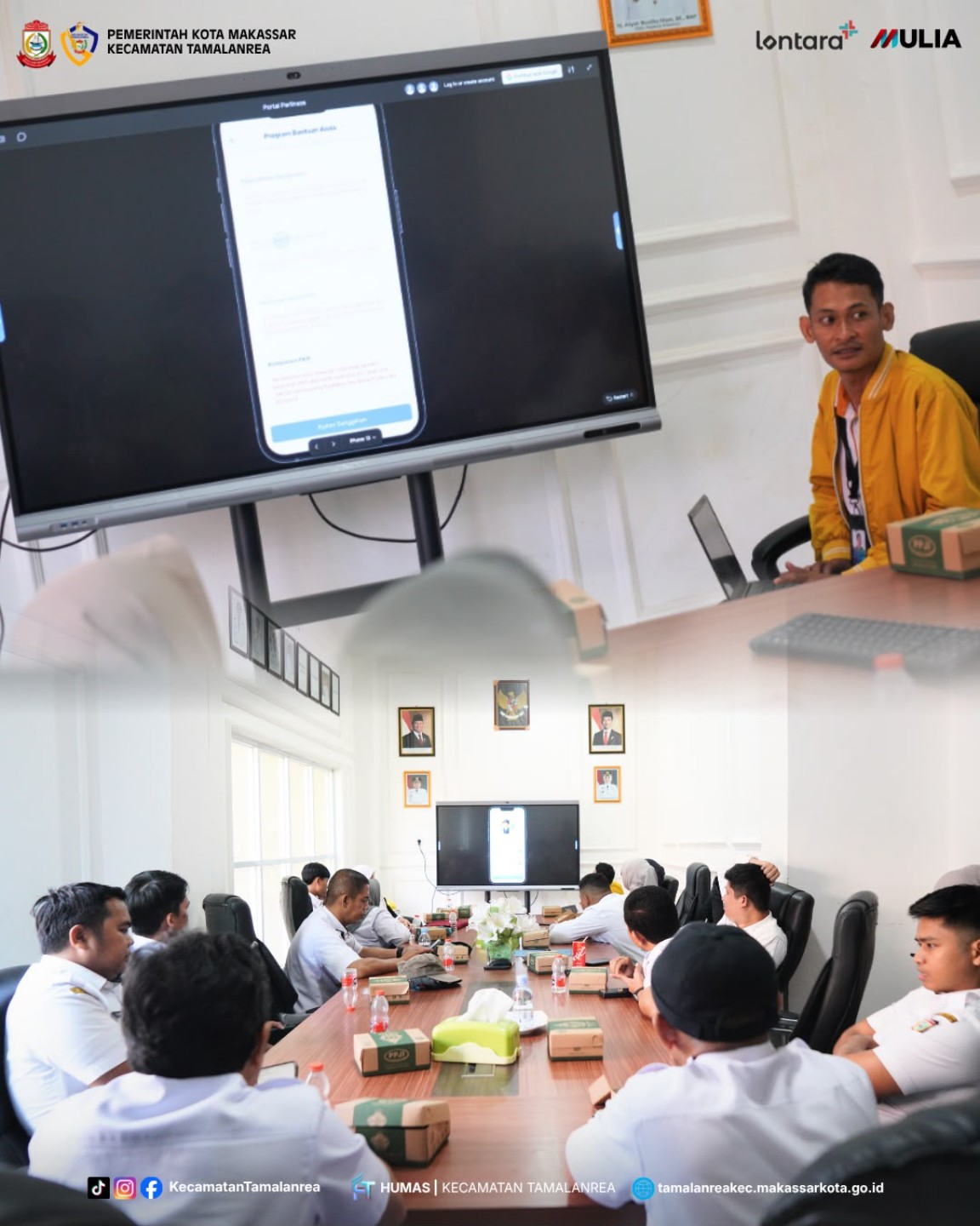 Pratinjau: Camat Tamalanrea Pastikan Data Bansos Akurat