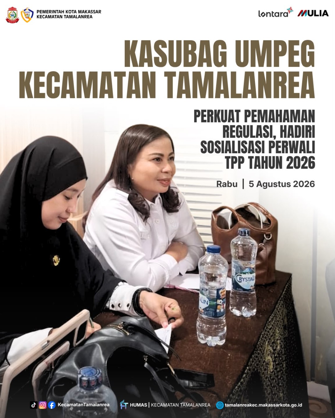 Kasubag Umpeg Kecamatan Tamalanrea Perkuat Pemahaman Regulasi TPP