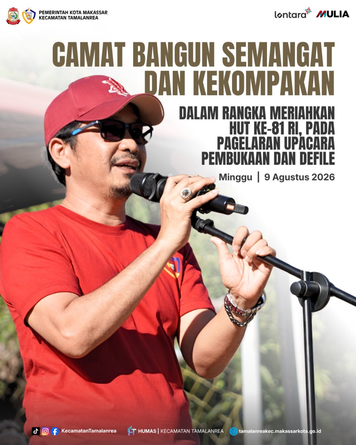 Camat Tamalanrea Bangun Semangat dan Kekompakan