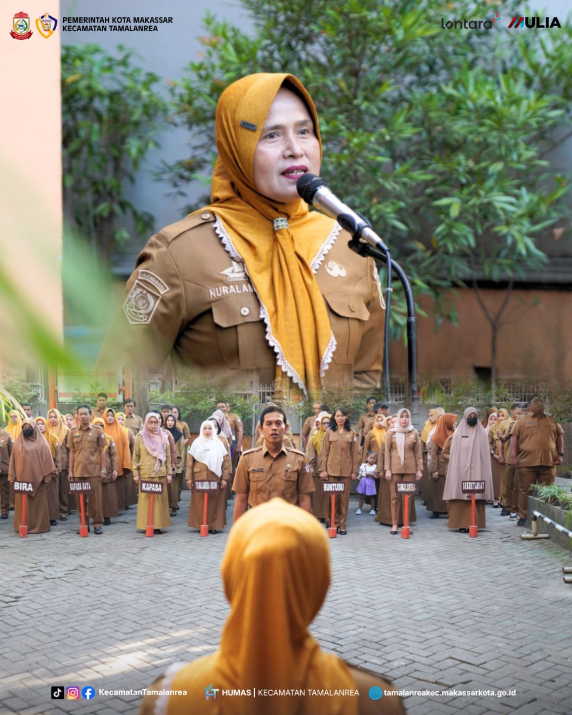 Pratinjau: Sekcam Tamalanrea Pimpin Apel Pagi