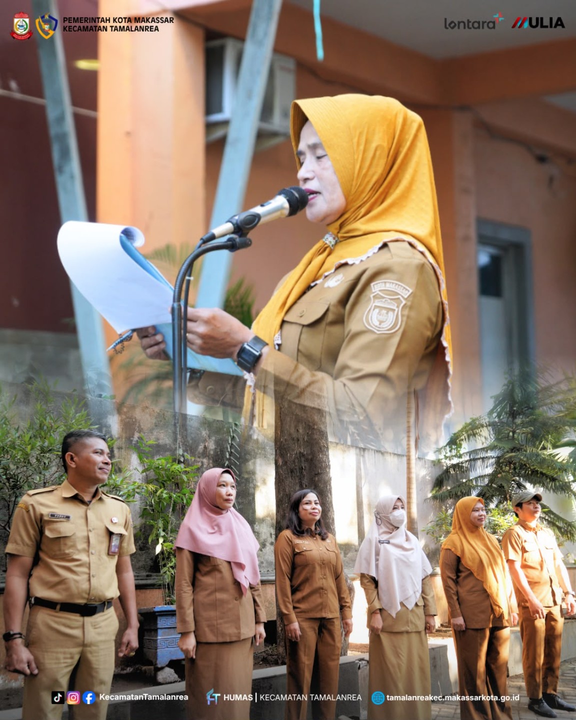 Pratinjau: Sekcam Tamalanrea Pimpin Apel Pagi