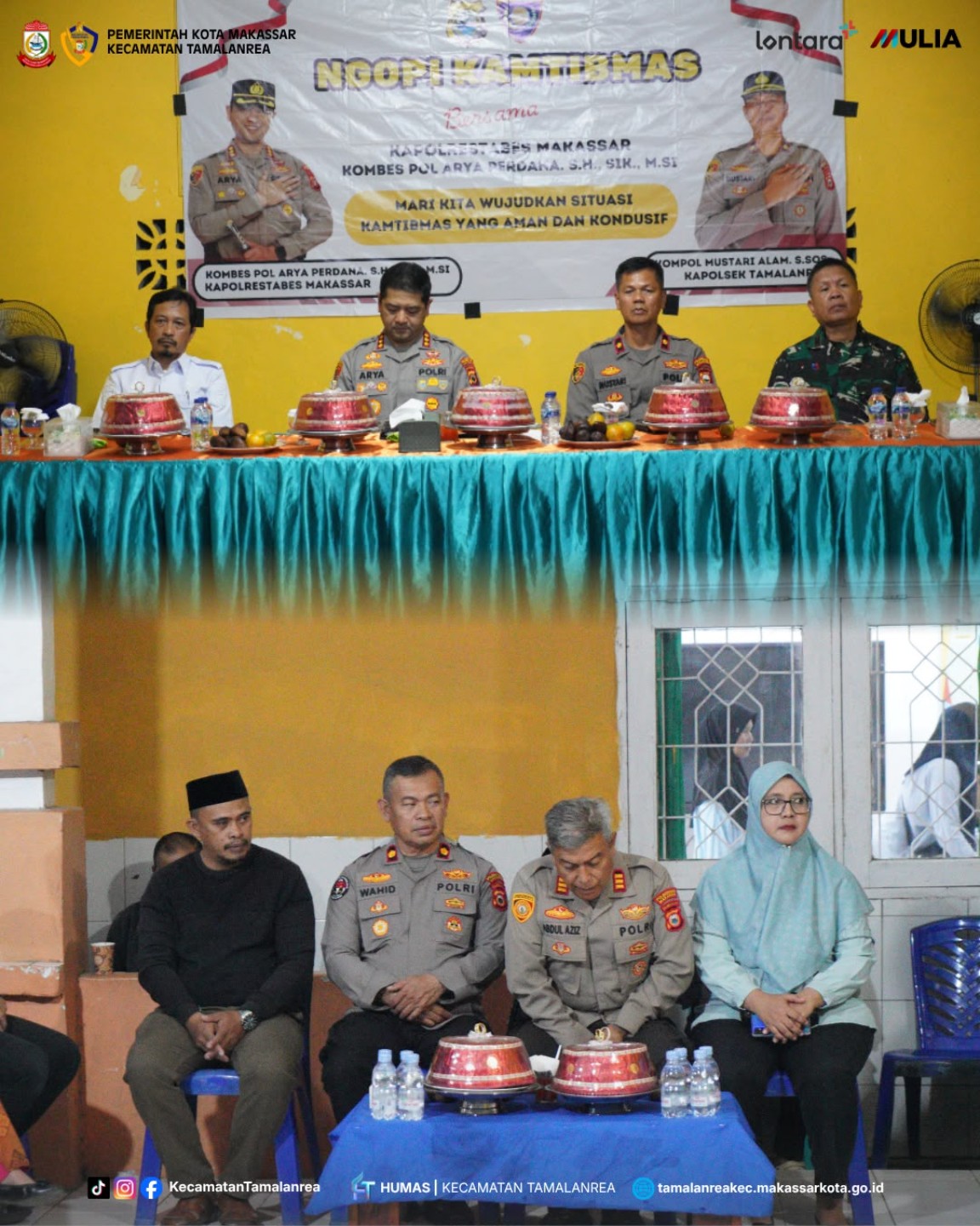 Pratinjau: Pemerintah Kecamatan Tamalanrea Hadiri Ngopi KAMTIBMAS, Kel. Tamalanrea Jaya