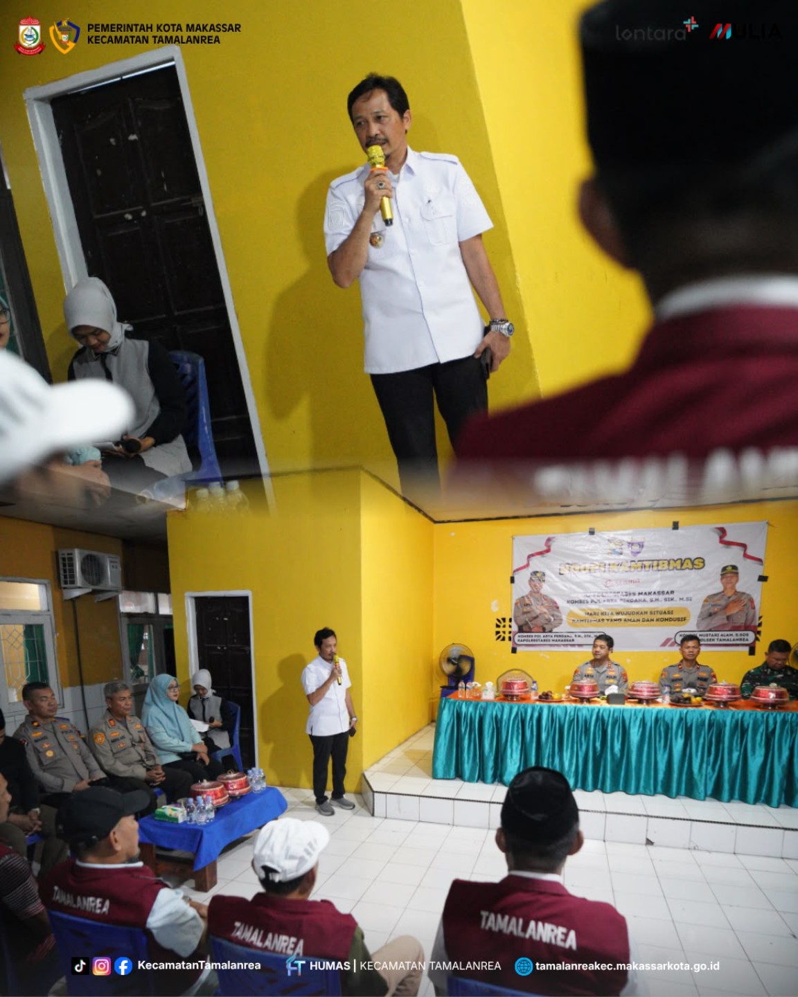 Pratinjau: Pemerintah Kecamatan Tamalanrea Hadiri Ngopi KAMTIBMAS, Kel. Tamalanrea Jaya